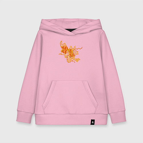 Детская толстовка-худи Омск / Светло-розовый – фото 1