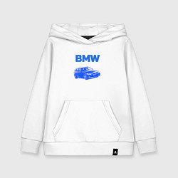 Детская толстовка-худи Blue bmw