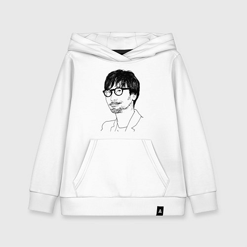 Детская толстовка-худи Хидэо Кодзима / Белый – фото 1