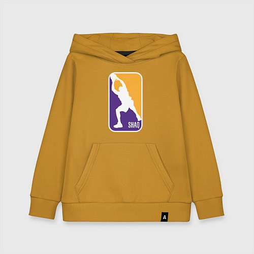 Детская толстовка-худи Shaq attack / Горчичный – фото 1