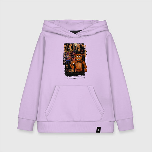 Детская толстовка-худи Аниматроники из Five Nights at Freddys / Лаванда – фото 1