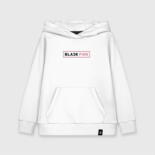 Детская толстовка-худи Blackpink - emblem of group of South Korea / Белый – фото 1