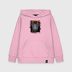 Толстовка детская хлопковая Трансформеры знак десептиконов, цвет: светло-розовый