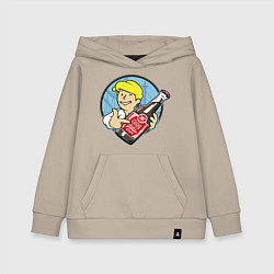 Толстовка детская хлопковая Vault Guybrush, цвет: миндальный