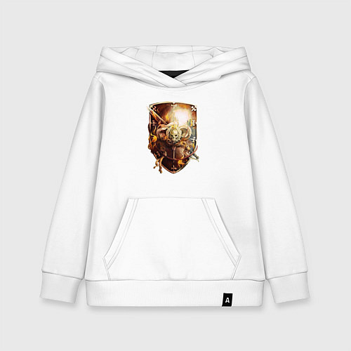 Детская толстовка-худи Order of the Sanctified Shield Warhammer / Белый – фото 1