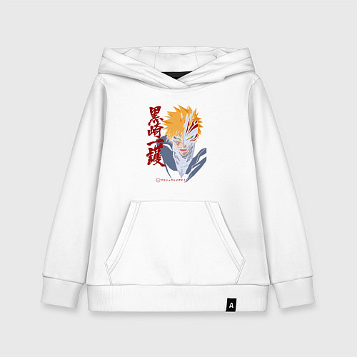 Детская толстовка-худи Блич Ичиго Куросаки маска / Белый – фото 1