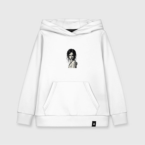 Детская толстовка-худи Темное очарование / Белый – фото 1