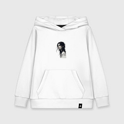 Толстовка детская хлопковая Мрачная красота, цвет: белый