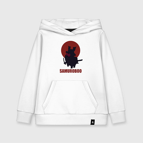 Детская толстовка-худи Банбу самурай / Белый – фото 1