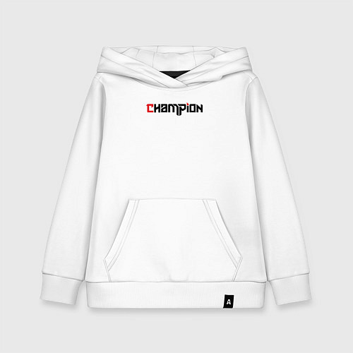 Детская толстовка-худи Champion / Белый – фото 1