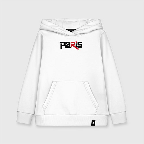 Детская толстовка-худи Paris / Белый – фото 1