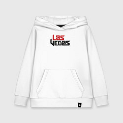 Толстовка детская хлопковая Las Vegas, цвет: белый