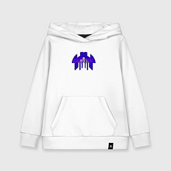 Толстовка детская хлопковая Cortex фиолетовый aneurism iv, цвет: белый