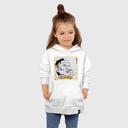 Толстовка детская хлопковая Volfovich Art Black coin, цвет: белый — фото 2