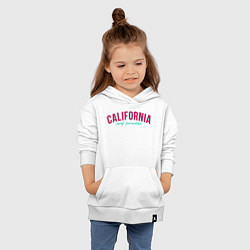 Толстовка детская хлопковая California surf, цвет: белый — фото 2