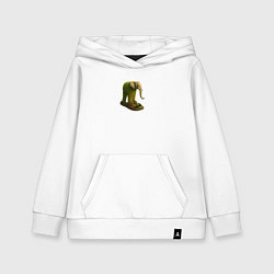 Толстовка детская хлопковая Лирили ларила, цвет: белый