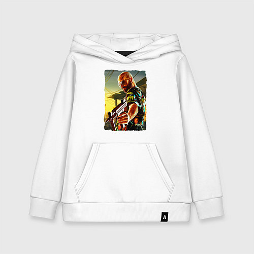 Детская толстовка-худи Max Payne / Белый – фото 1