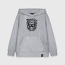 Толстовка детская хлопковая Зубной мастер зуб механический, цвет: меланж