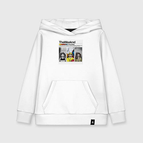 Детская толстовка-худи The weeknd Thursday / Белый – фото 1