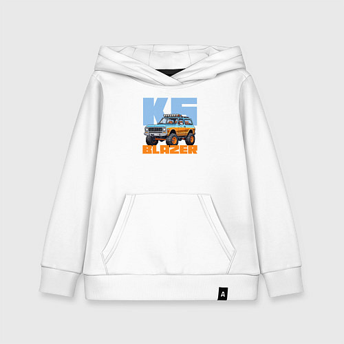 Детская толстовка-худи K5 Blazer / Белый – фото 1