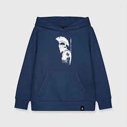Толстовка детская хлопковая Один из 300 спартанцев, цвет: тёмно-синий