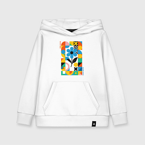 Детская толстовка-худи Fell alive / Белый – фото 1