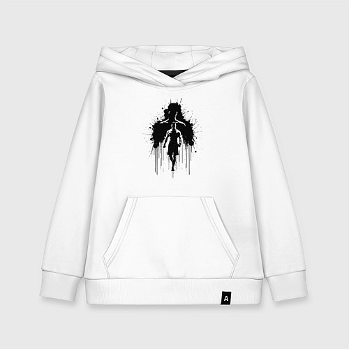 Детская толстовка-худи Нейт Диас эпичное граффити / Белый – фото 1