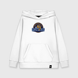 Толстовка детская хлопковая Memphis Grizzlies - NBA, цвет: белый