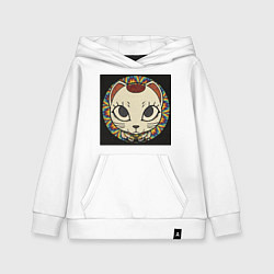 Толстовка детская хлопковая Радужный Дандадан, цвет: белый