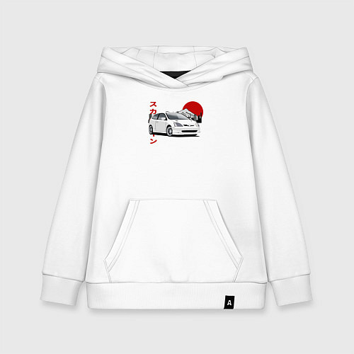 Детская толстовка-худи Honda Civic EP3 Type R / Белый – фото 1