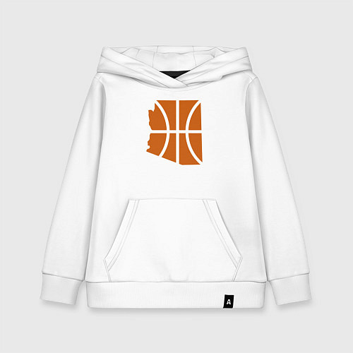 Детская толстовка-худи Arizona - Phoenix Suns / Белый – фото 1