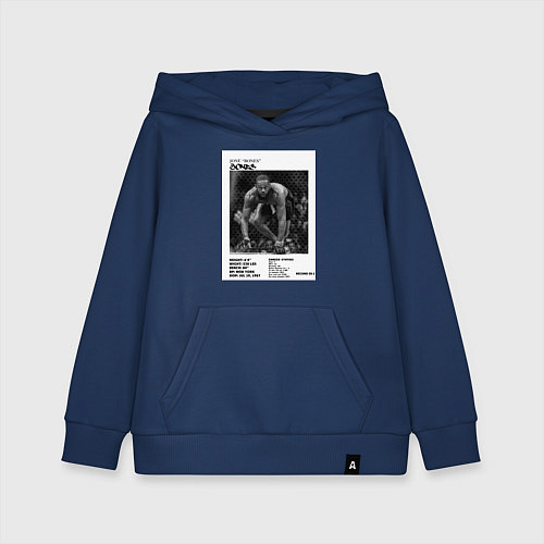 Детская толстовка-худи Джон Джонс постер / Тёмно-синий – фото 1