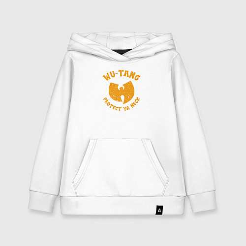 Детская толстовка-худи Wu-Tang protect ya neck / Белый – фото 1
