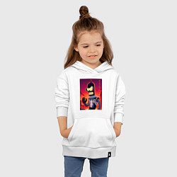 Толстовка детская хлопковая Веном Бендер - мем, цвет: белый — фото 2