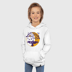 Толстовка детская хлопковая Полёт в Невермор, цвет: белый — фото 2