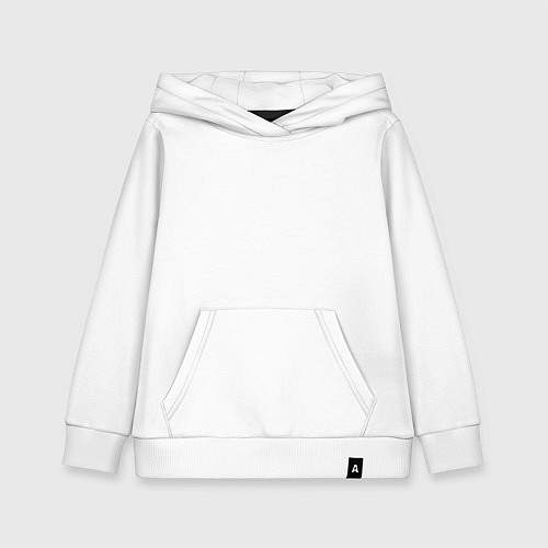 Детская толстовка-худи Какая-то принцесса / Белый – фото 1