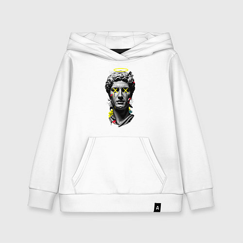 Детская толстовка-худи Давид / Белый – фото 1