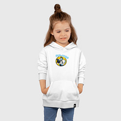 Толстовка детская хлопковая Sub-zero fighter, цвет: белый — фото 2