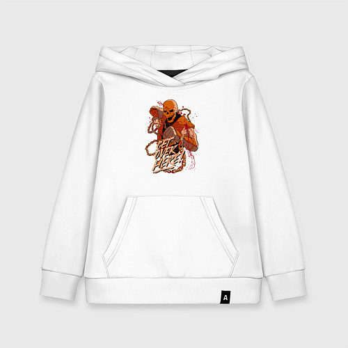 Детская толстовка-худи Скорпион иди сюда / Белый – фото 1