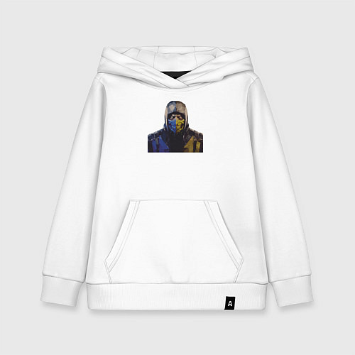 Детская толстовка-худи Саб-зиро и Скорпион / Белый – фото 1