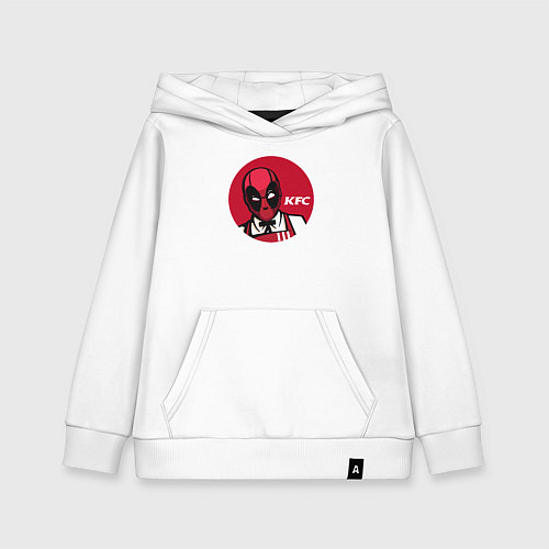 Детская толстовка-худи Deadpool KFC / Белый – фото 1