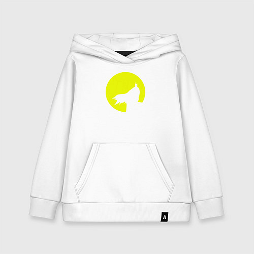 Детская толстовка-худи Batman circle / Белый – фото 1