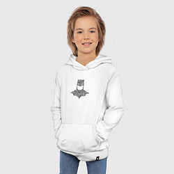 Толстовка детская хлопковая Batman hero, цвет: белый — фото 2