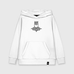 Толстовка детская хлопковая Batman hero, цвет: белый
