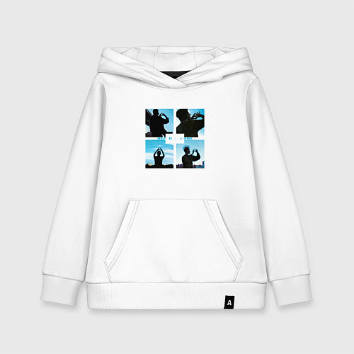 Детская толстовка-худи Depeche Mode world in my eyes / Белый – фото 1