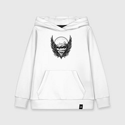 Детская толстовка-худи Вершины с крыльями