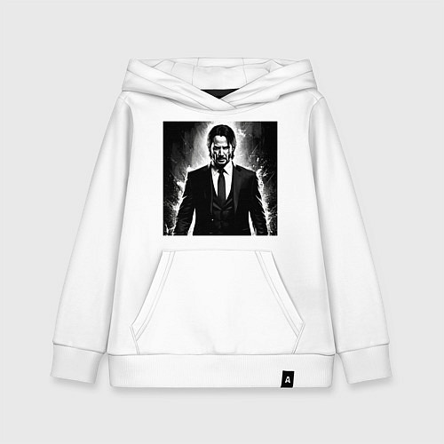 Детская толстовка-худи Киану / Белый – фото 1
