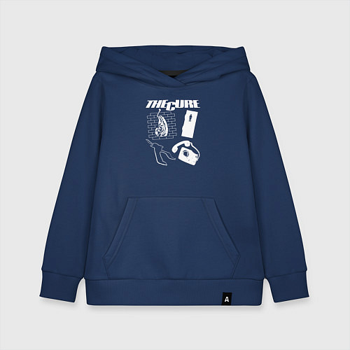 Детская толстовка-худи The Cure group / Тёмно-синий – фото 1