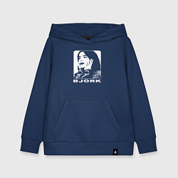 Толстовка детская хлопковая Bjork, цвет: тёмно-синий