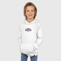 Толстовка детская хлопковая Добро пожаловать в Париж, цвет: белый — фото 2